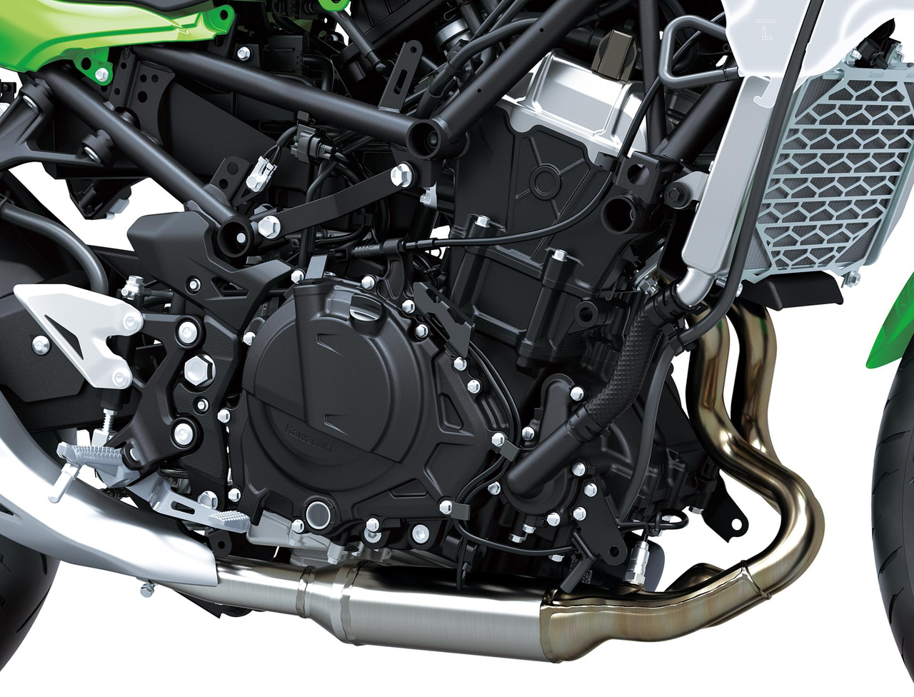 Powerful, Rider-Friendly 451 cm3 Parallel-Twin Engine