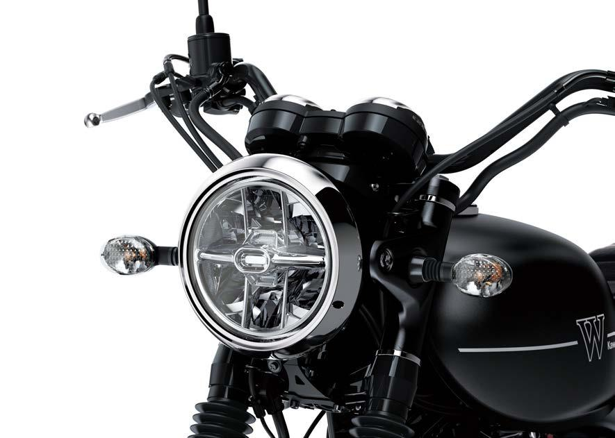 Round LED headlamp