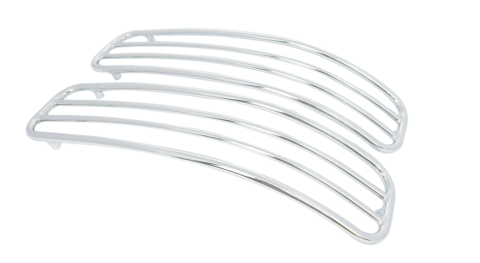 Saddlebag Top Trim, Chrome
